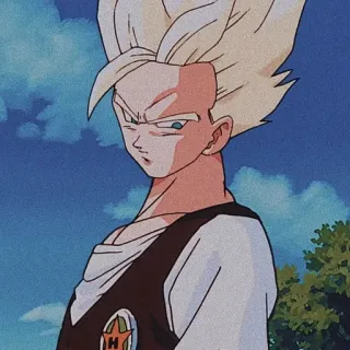 🔥 Gohan Dragon Ball Z 动漫, 龙珠Z, 孙悟饭, 贴纸, 卡通 telegram sticker