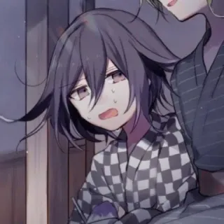 😨 Kokichi Oma Danganronpa V3: Killing Harmony อนิเมะ, มังงะ, ตัวละคร, แฟนอาร์ต, Danganronpa telegram sticker