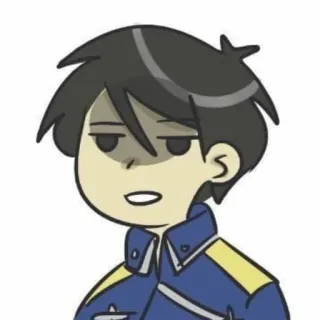 😞 Anime, Desenho animado, Personagem, Desenho, Presunçoso, Expressão telegram sticker