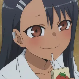 🌟 Nagatoro Don't Toy with Me, Miss Nagatoro Anime, Cartoon, Süß, Mädchen, Nagatoro, Miss Nagatoro whatsapp sticker