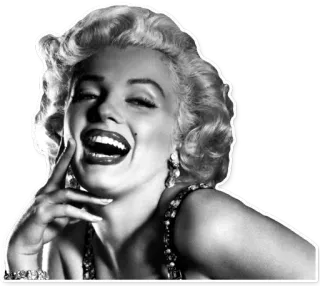 😄 Marilyn Monroe актриса, улыбка, голливуд, блондинка, Мэрилин telegram sticker