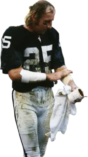🍯 George Blanda Football, Sport, NFL, Oakland Raiders, George Blanda, Atleta, Vintage, Retro telegram sticker