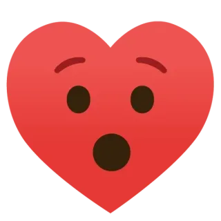🌟 heart, emoji, love, surprised telegram sticker