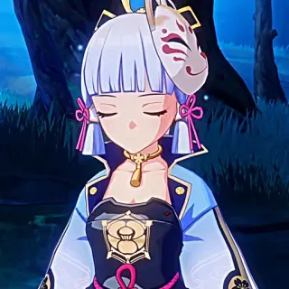 ❄️ Kamisato Ayaka Genshin Impact Anime, Game, Gadis, Ayaka, Kamisato Ayaka, Genshin Impact telegram sticker