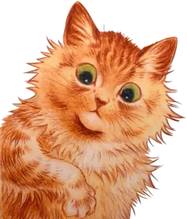 😐 chat, chaton, animal, animal de compagnie, mignon, félin, chat roux telegram sticker