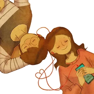 Нежная любовь 2 | @deutschd whatsapp stickers