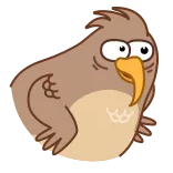Sharp-eyed Falcon telegram stickers