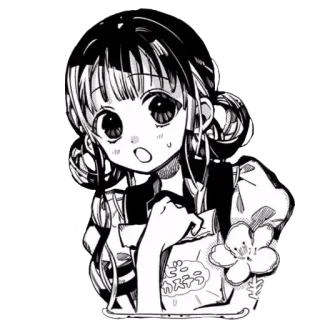 😅 ぶどうカステラ Anime, Mangá, Desenho animado, Japonês, Garota, Kawaii telegram sticker