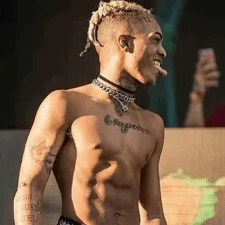 🖤 XXXTentacion rapper, muziek, artiest, tattoo, zanger telegram sticker