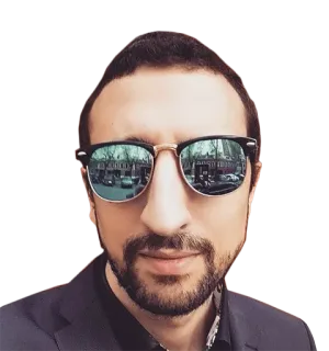 😆 man, portrait, sunglasses, beard, male, selfie telegram sticker