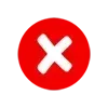 ❌