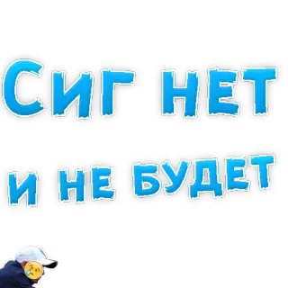 😡 СИГ НЕТ
И НЕ БУДЕТ telegram sticker