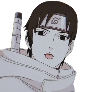 😛 Sai Naruto Anime, Ninja, Sai, Naruto, Charakter, Schwert whatsapp sticker