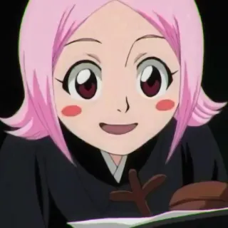 🍥 Yachiru Kusajishi Bleach Anime, Mädchen, pinke Haare, Bleach, Yachiru Kusajishi telegram sticker