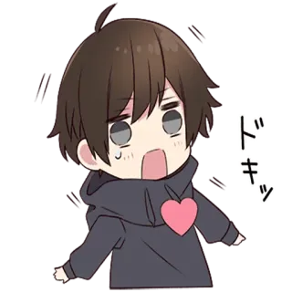 🥰 ドッキ Anime, Chibi, Mignon, Kawaii telegram sticker