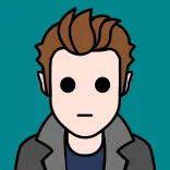🧛♂️ Avatar, Dessin animé, Homme, Portrait, Personnage telegram sticker