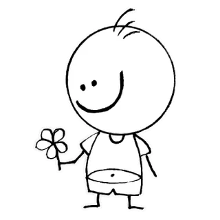 Snowman @stickersb2b telegram stickers