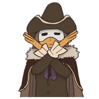 Professor Layton :: @TgSticker telegram stickers