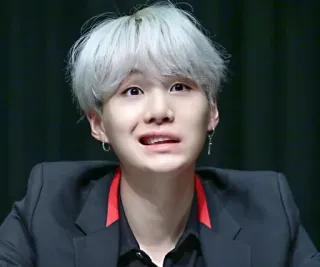 🖤 Suga kpop, musica, cantante, artista, celebrità, idolo telegram sticker