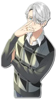 😊 Anime, Hombre, Personaje, Estilo, Moda telegram sticker