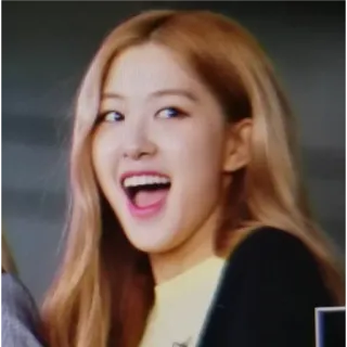 🙂 Rose kpop, музыка, роза, певица, женщина, улыбка whatsapp sticker