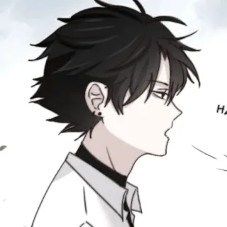 👟 HA อนิเมะ, มังงะ, การ์ตูน, ภาพเหมือน, ตัวละคร, เด็กผู้ชาย telegram sticker