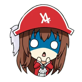 😱 Anime, Desenho animado, Chocado, Fofo, Chibi, Personagem, Sticker whatsapp sticker