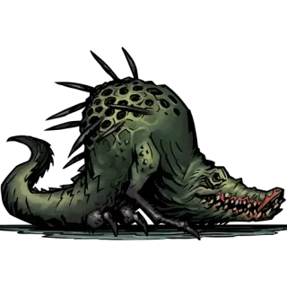 🐊 монстр, существо, фэнтези, рептилия, ужасы, жуткий telegram sticker