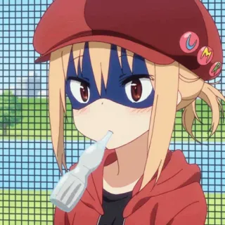 🍫 Anime, Dibujos animados, Botella, Personaje, Kawaii, Lindo, Ilustración telegram sticker