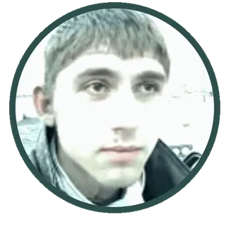 😥 person, portrait, man, face, circle telegram sticker