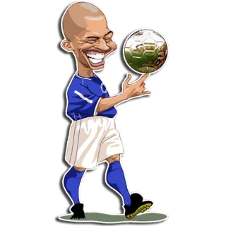 ⚽ sepak bola, olahraga, atlet, kartun, karikatur, pemain telegram sticker
