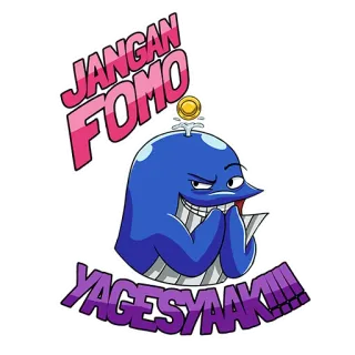 🐳 JANGAN FOMO
YAGESYAAK!!! FOMO, кит, мультфильм, индонезийский, мем telegram sticker