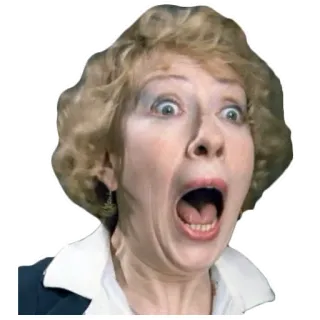 😱 donna, scioccata, urlante, paura, sorpresa, spaventata telegram sticker