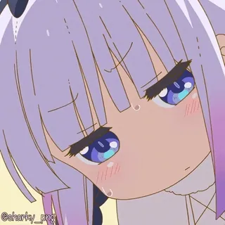 😳 Kanna Kamui Miss Kobayashi's Dragon Maid telegram sticker