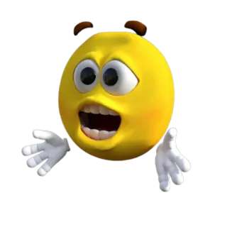 😨 Emoji, Expresión, Asustado, Impactado whatsapp sticker