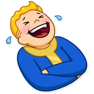 Fallout Vault Boy telegram stickers