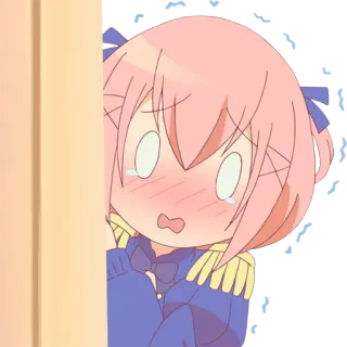 😰 Anime, Kreskówka, Postać, Płacz, Słodki, Dziewczyna telegram sticker