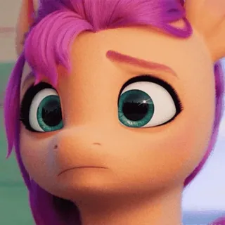 😞 Sunny Starscout My Little Pony: A New Generation Pônei, Desenho animado, Fofo, Cavalo, Animal, My Little Pony telegram sticker