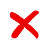 ❌