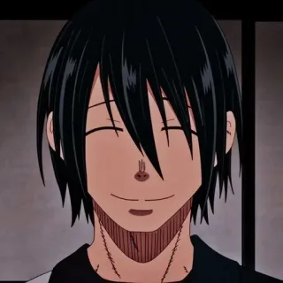 😊 Sho Kusakabe Fire Force 애니메이션, 파이어포스, 쇼 쿠사카베, 미소, 캐릭터 telegram sticker