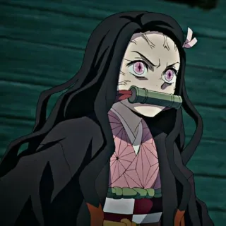 ⛓ Nezuko Kamado Demon Slayer Anime, Iblis, Nezuko, imut, Manga, Kamado telegram sticker