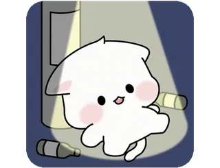 ❤️ dễ thương, hoạt hình, mèo con, rượu, uống whatsapp sticker