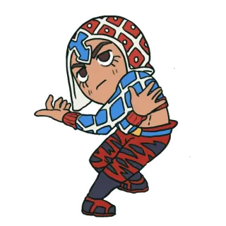 😤 Guido Mista JoJo's Bizarre Adventure Anime, Manga, Pose, Jojo, Personnage telegram sticker