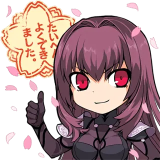 👍 たいへんよくできました 애니메이션, 만화, 치비, 엄지 척, 귀여운 whatsapp sticker