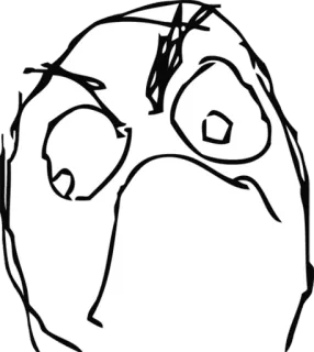 😤 Meme, Rage face, Internet, Expressão telegram sticker