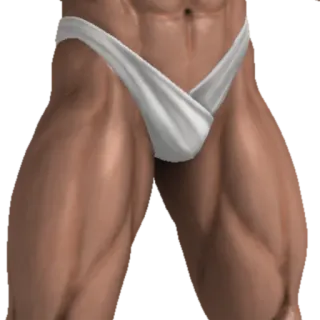 🙈 Bodybuilding, Muskeln, Physis, Männlich, Fitness, Unterwäsche telegram sticker