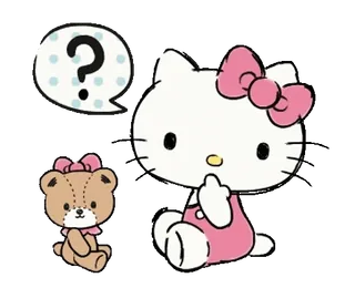 ⭐ Hello Kitty hello kitty, kawaii, carino, cartone animato telegram sticker