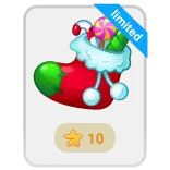🎁 limited Skarpeta świąteczna, Święta, Cukierki, Dekoracja, Świąteczny, Edycja limitowana whatsapp sticker