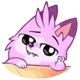 😮‍💨 động vật, mèo, dễ thương, hoạt hình, nhãn dán telegram sticker