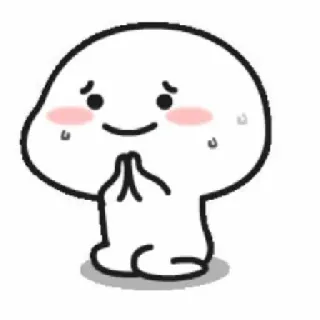 ☺️ kartun, imut, karakter, blob whatsapp sticker